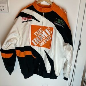 Vintage Home Depot Tony Stewart Racer Jacket
